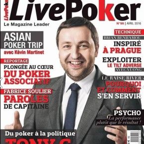 LivePoker avril 2016. Un contenu intéressant!